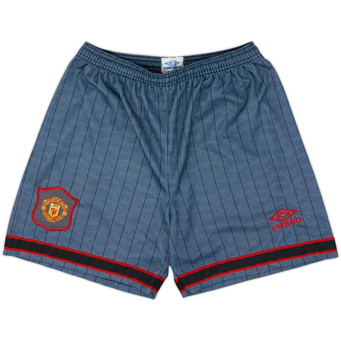 1995-96 Manchester United Away Shirt & Shorts Cantona #7 - 9/10 - (M)
