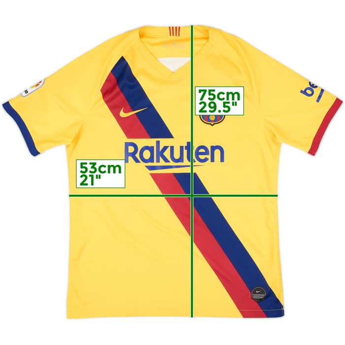 2019-20 Barcelona Away Shirt Messi #10 - 8/10 - (L)