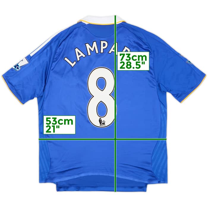 2008-09 Chelsea Player Issue Home Shirt Lampard #8 - 6/10 - (L)
