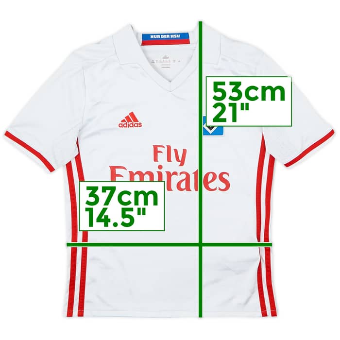 2016-17 Hamburg Home Shirt - 5/10 - (9-10 Years)