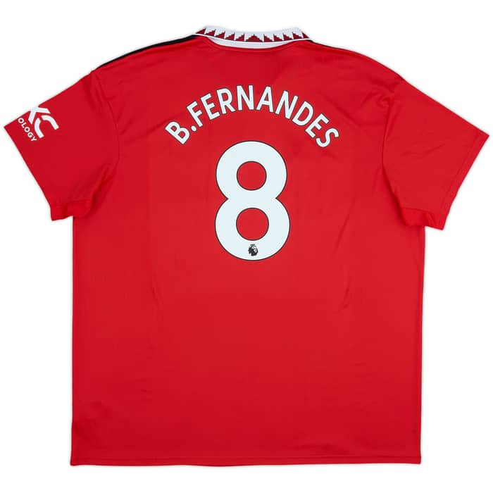 2022-23 Manchester United Home Shirt B.Fernandes #8 - 9/10 - (3XL)