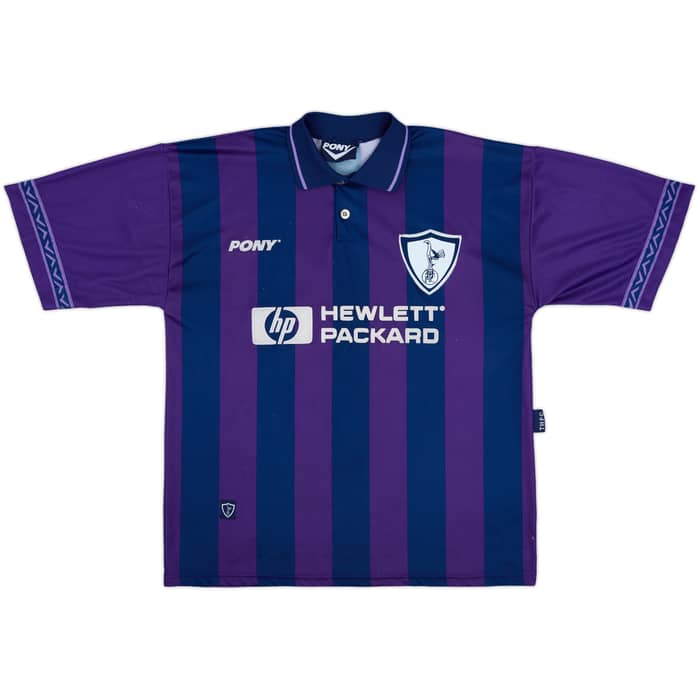 1995-97 Tottenham Away Shirt Sheringham #10 - 8/10 - (L)