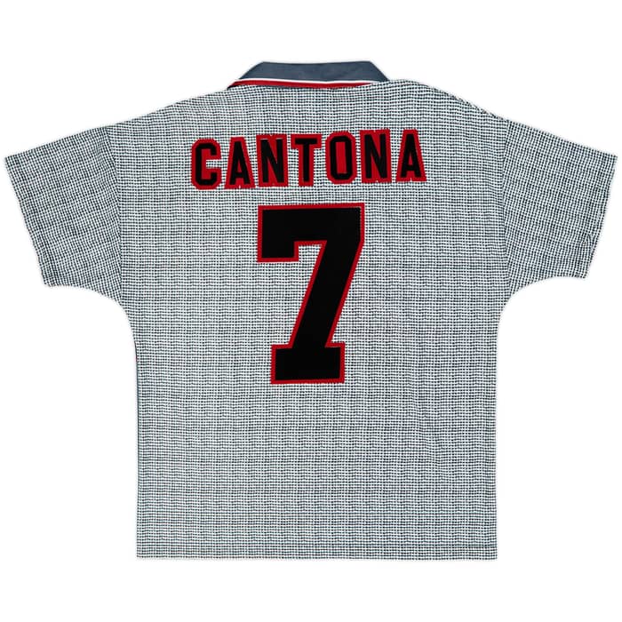 1995-96 Manchester United Away Shirt & Shorts Cantona #7 - 8/10 - (M)
