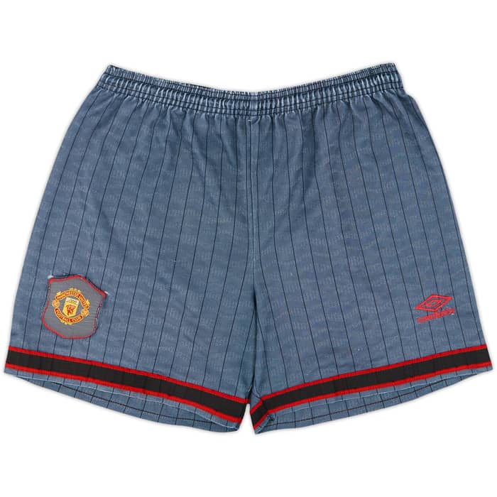 1995-96 Manchester United Away Shirt & Shorts Cantona #7 - 8/10 - (M)
