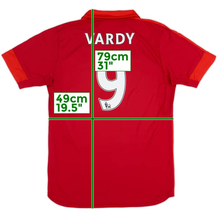 2016-17 Leicester Away Shirt Vardy #9 - 10/10 - (L)