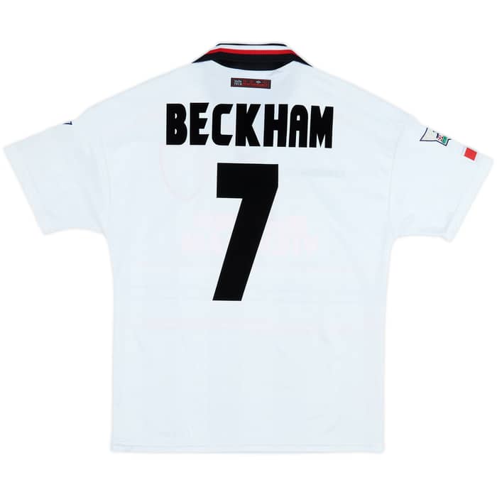 1997-99 Manchester United Away Shirt Beckham #7 - 6/10 - (M)