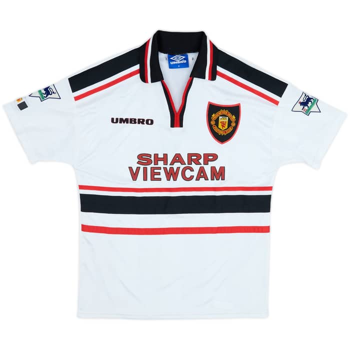 1997-99 Manchester United Away Shirt Beckham #7 - 6/10 - (M)