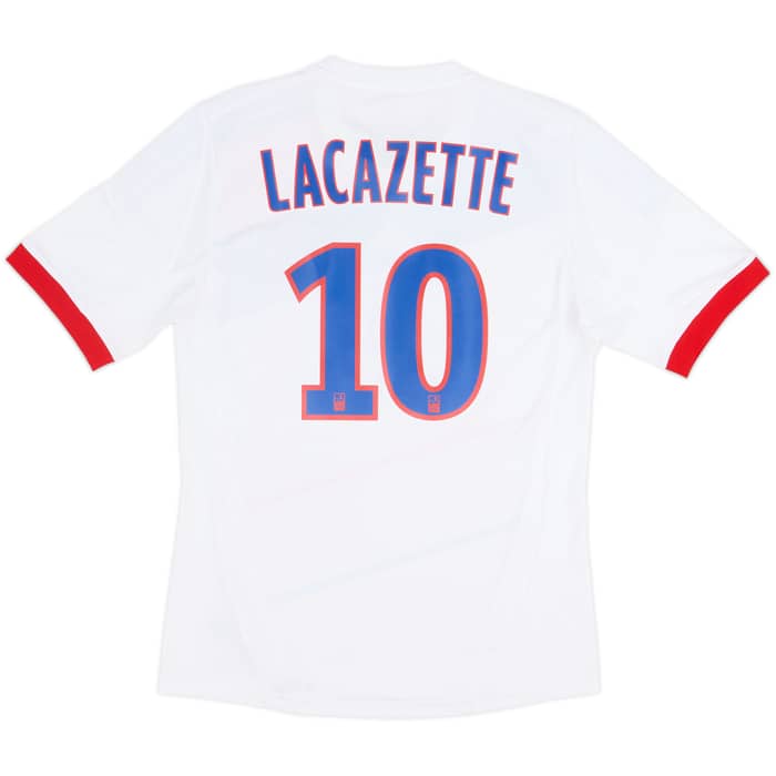 2012-13 Lyon Home Shirt Lacazette #10 - 7/10 - (M)