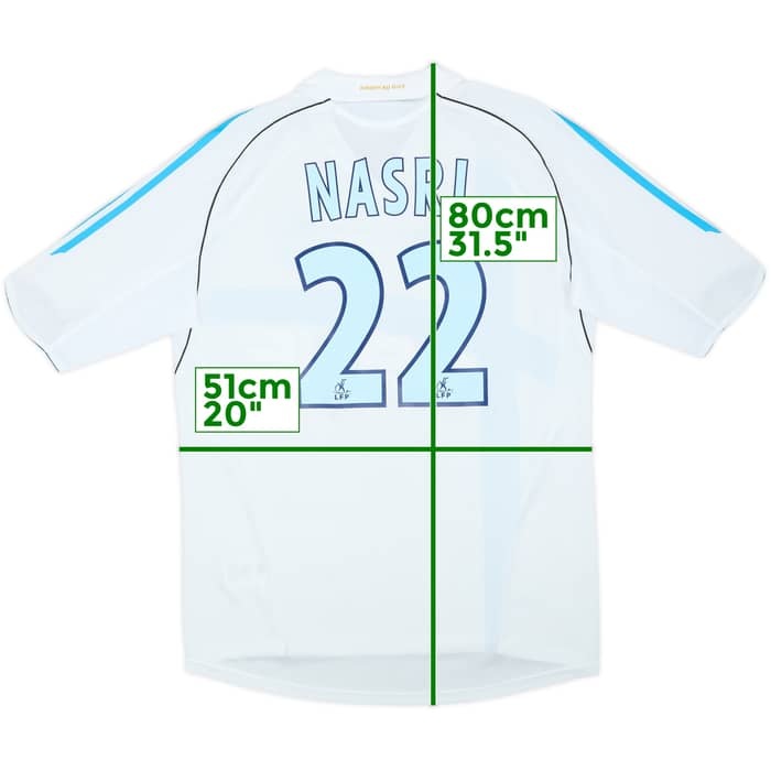 2004-05 Olympique Marseille Home Shirt Nasri #22 - 6/10 - (M)