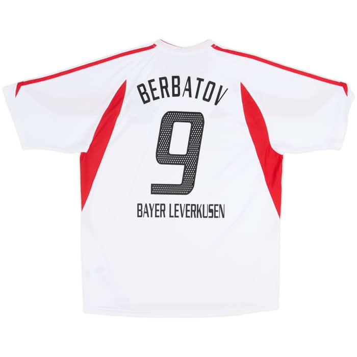 2003-05 Bayer Leverkusen Away Shirt Berbatov #9 - 7/10 - (L)
