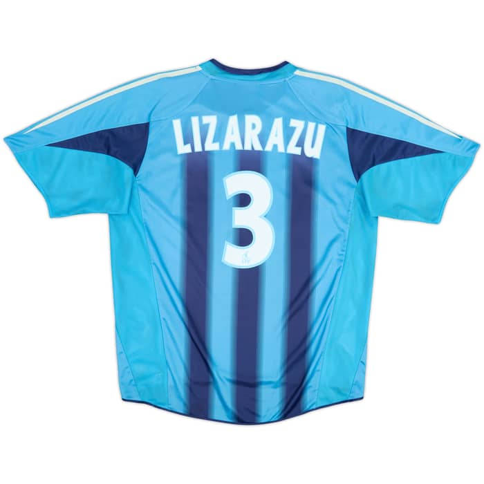 2004-05 Olympique Marseille Away Shirt Lizarazu #3 - 6/10 - (L)
