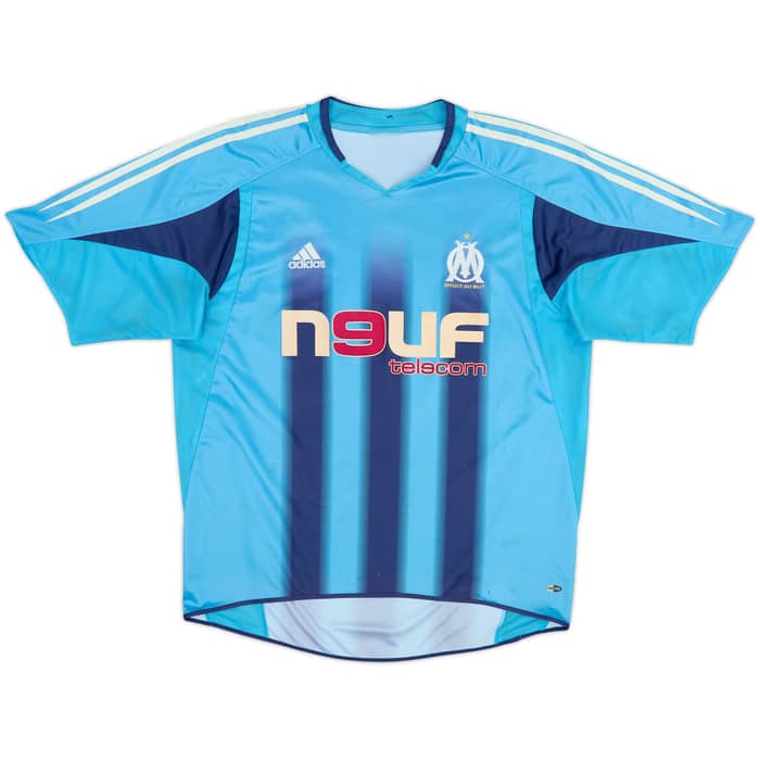 2004-05 Olympique Marseille Away Shirt Lizarazu #3 - 6/10 - (L)