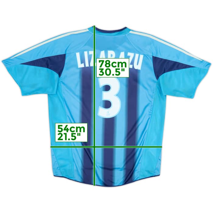 2004-05 Olympique Marseille Away Shirt Lizarazu #3 - 6/10 - (L)