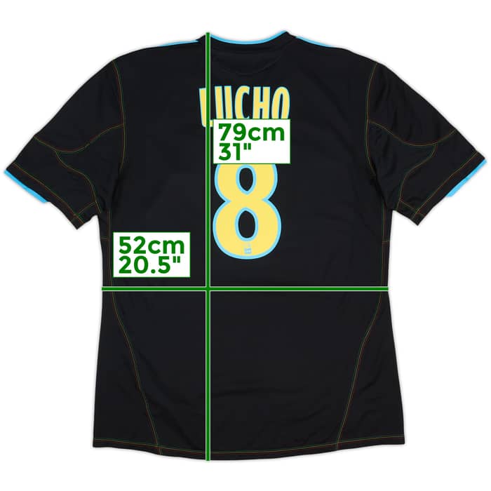 2010-11 Olympique Marseille Third Shirt Lucho #8 - 10/10 - (L)