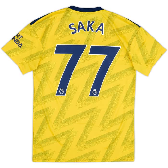 2019-20 Arsenal Away Shirt Saka #77 - 10/10 - (S)