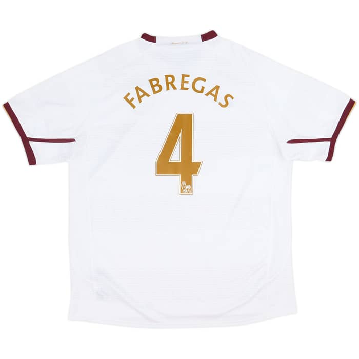 2007-08 Arsenal Away Shirt Fabregas #4 - 9/10 - (XL)