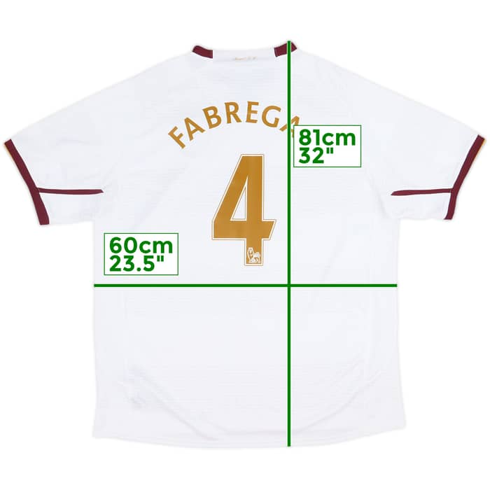 2007-08 Arsenal Away Shirt Fabregas #4 - 9/10 - (XL)