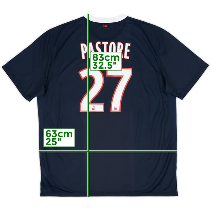 2011-12 Paris Saint-Germain Home Shirt Pastore #27 - 8/10 (XXL)