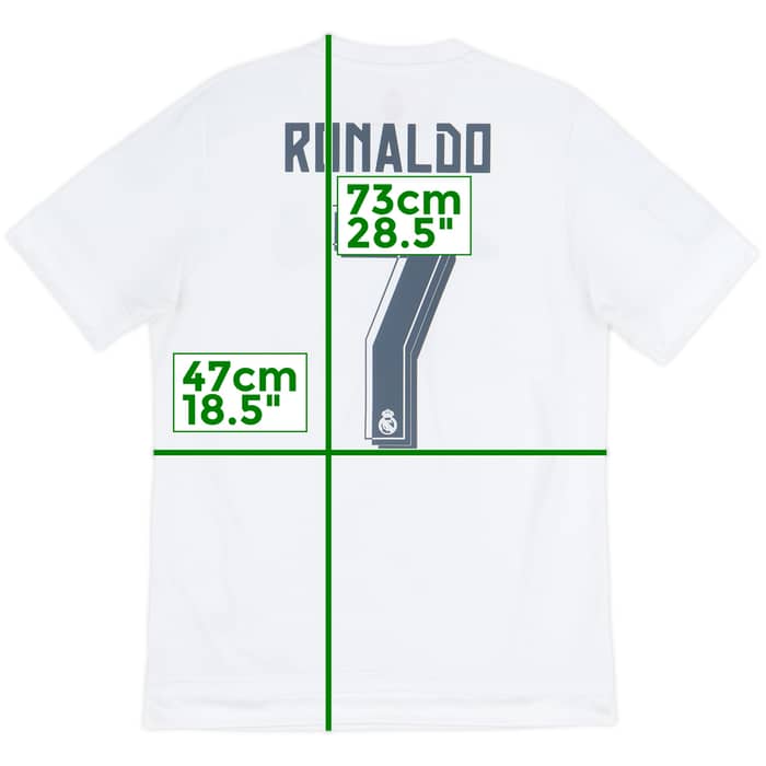 Camiseta de local del Real Madrid 2015-16 Ronaldo #7 - 7/10 - (M)