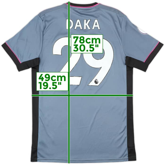 2021-22 Leicester Third Shirt Daka #29 - 8/10 - (M)