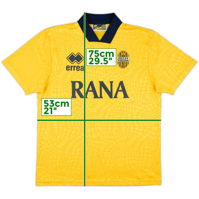 1995-96 Hellas Verona Errea Training Shirt - 9/10 - (M)