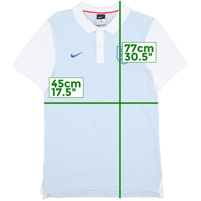 2016-17 England Nike Polo Shirt - 8/10 - (M)