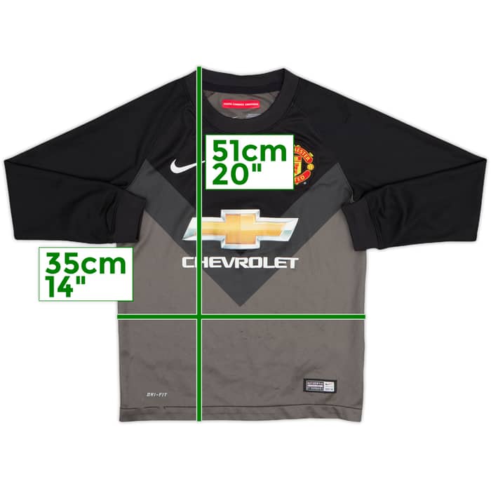 2014-15 Manchester United GK Shirt - 9/10 - (7-8 Years)