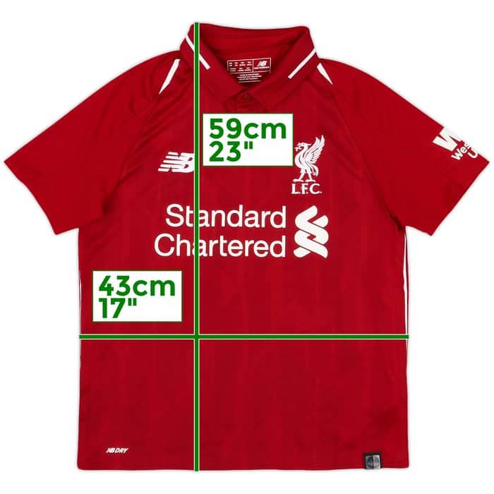 2018-19 Liverpool Home Shirt - 8/10 - (S.Boys)