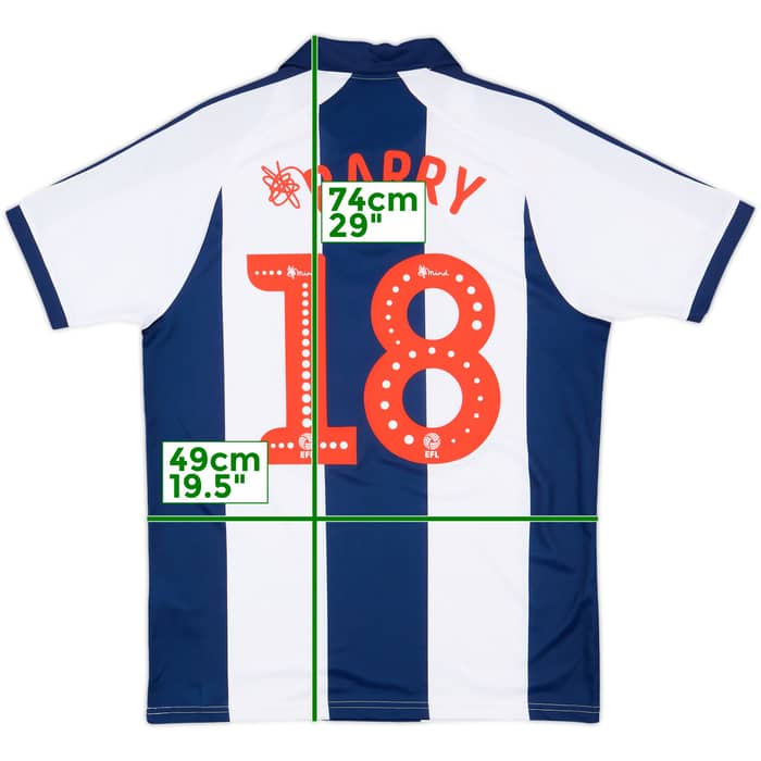 2018-19 West Brom Home Shirt Barry #18 - 9/10 - (M)