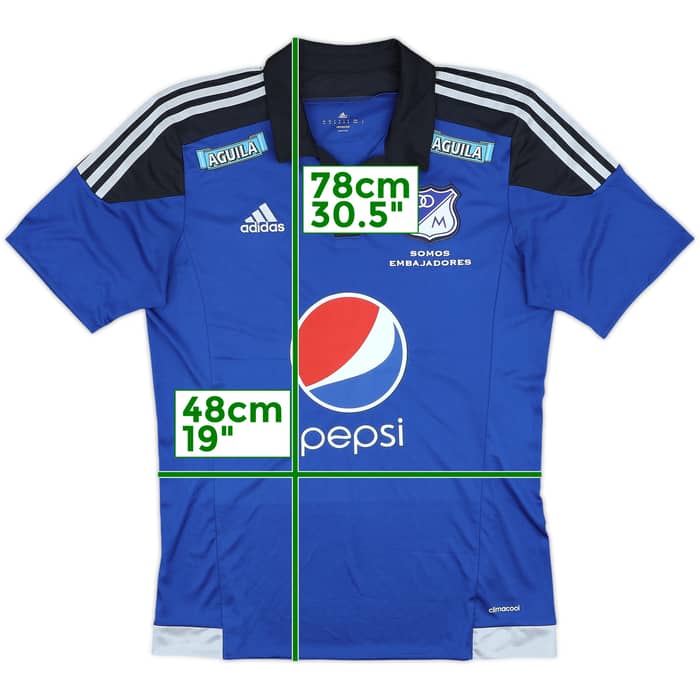 2015 Millonarios Home Shirt - 9/10 - (M)