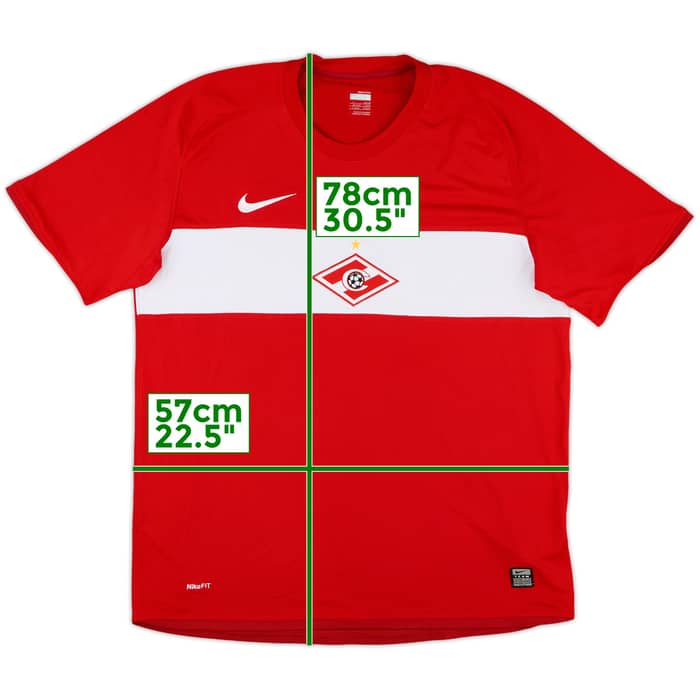 2009 Spartak Moscow Home Shirt - 8/10 - (L)