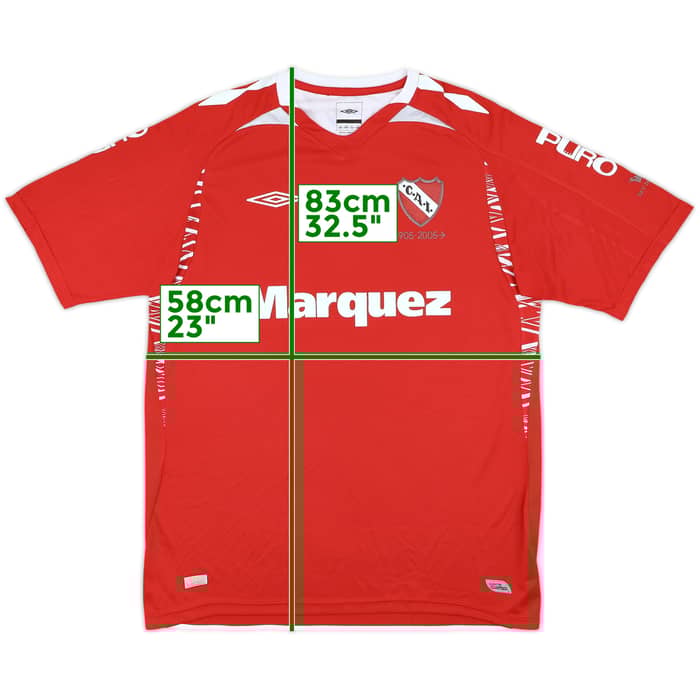 2007-09 Independiente Home Shirt - 9/10 - (L)