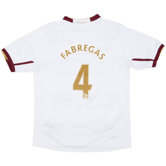 2007-08 Arsenal Away Full Kit Fabregas #4 - 6/10 - (L.Boys)