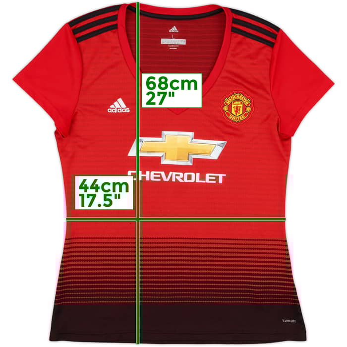 2018-19 Manchester United Home Shirt - 6/10 - (Women's M)
