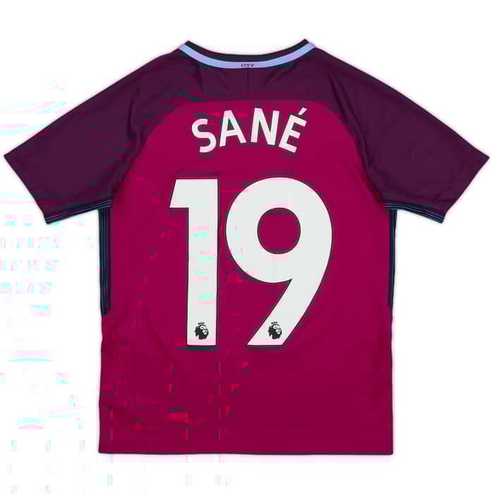 2017-18 Manchester City Away Shirt Sane #19 - 7/10 - (M.Boys)