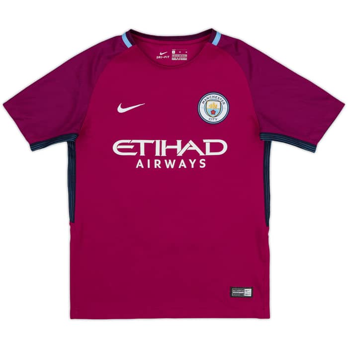 2017-18 Manchester City Away Shirt Sane #19 - 7/10 - (M.Boys)