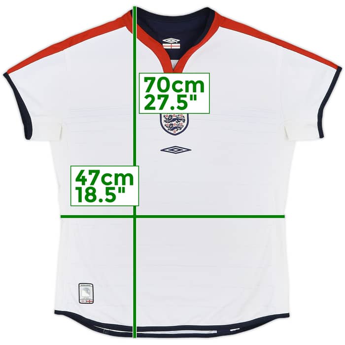 2003-05 England Home Shirt - 8/10 - (Women's XL)