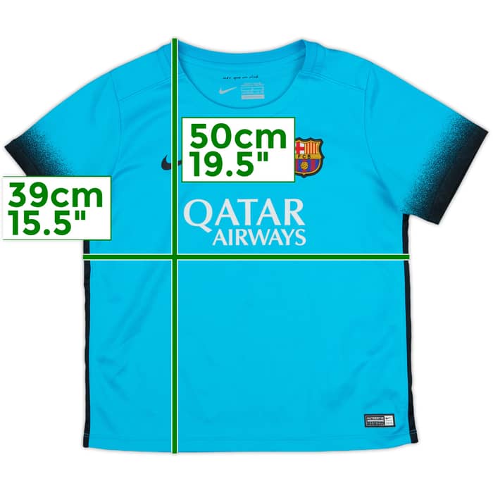 2015-16 Barclona Third Shirt - 7/10 - (6-7 Years)