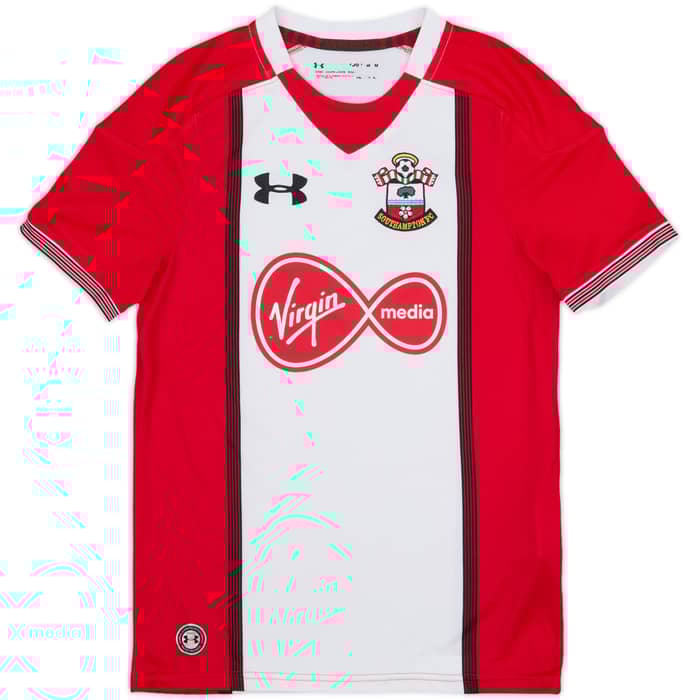 2017-18 Southampton Home Shirt - 8/10 - (M.Boys)