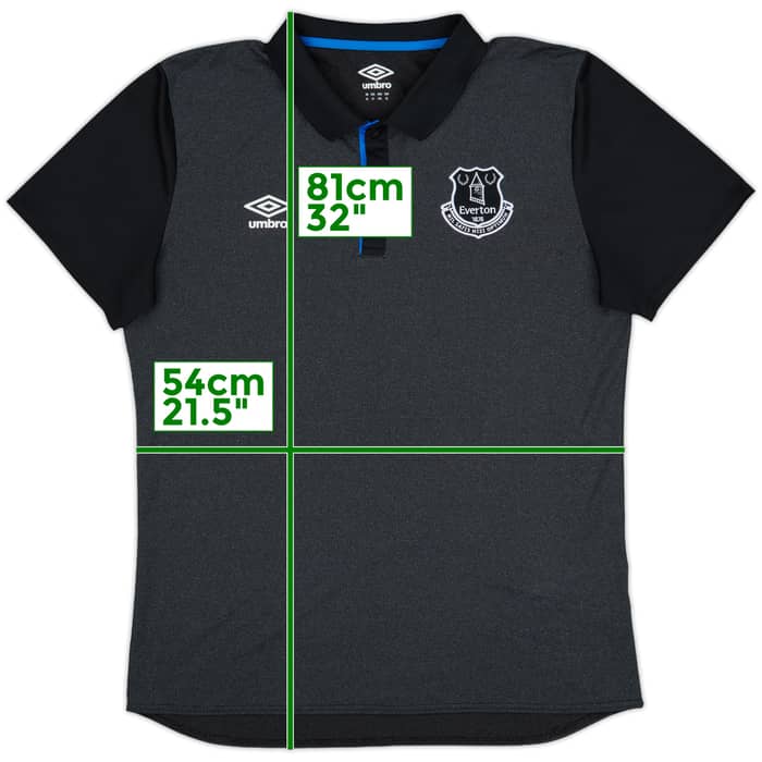 2018-19 Everton Umbro Polo Shirt - 9/10 - (XL)