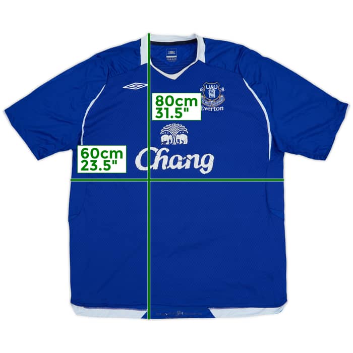 2008-09 Everton Home Shirt - 4/10 - (XXL)