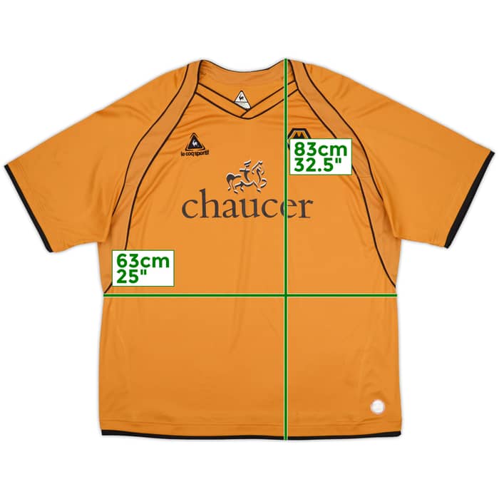 2006-08 Wolves Home Shirt - 8/10 - (XL)