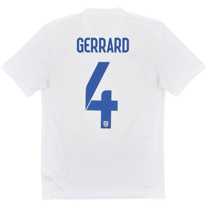 2014-15 England Home Shirt Gerrard #4 - 6/10 - (S)
