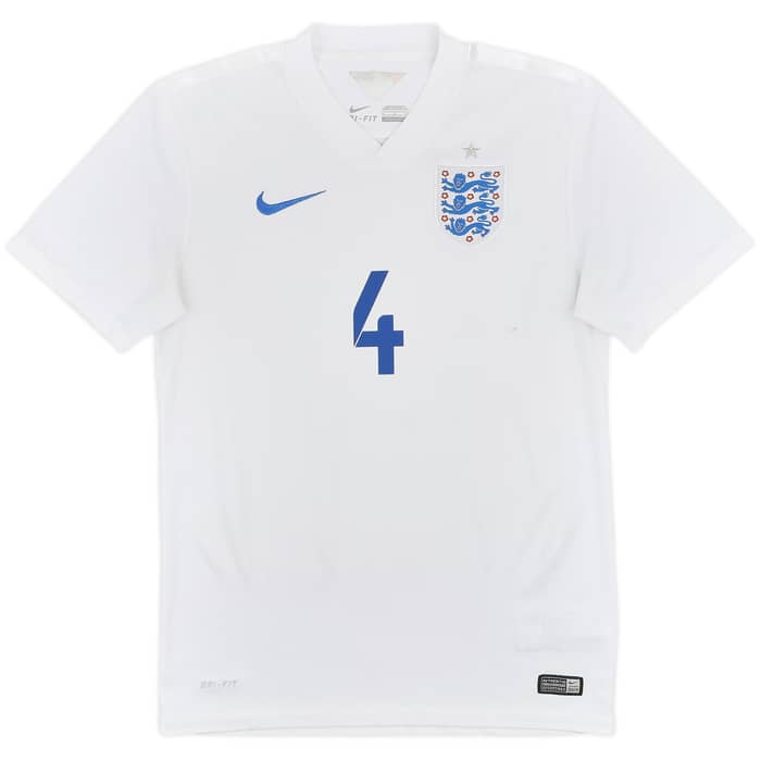 2014-15 England Home Shirt Gerrard #4 - 6/10 - (S)