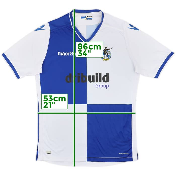 2016-17 Bristol Rovers Home Shirt - 7/10 - (XXL)