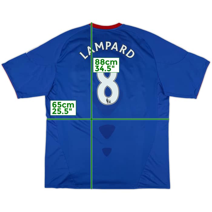 2010-11 Chelsea Home Shirt Lampard #8 - 7/10 - (3XL)