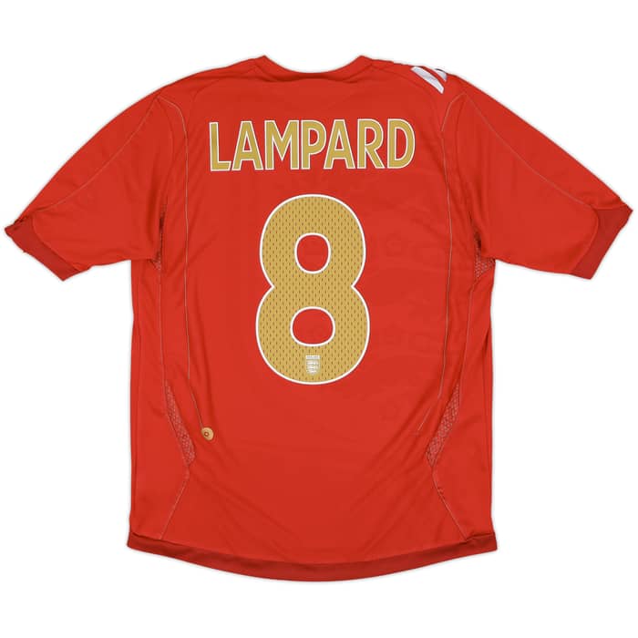2006-08 England Away Shirt Lampard #8 - 5/10 - (M)