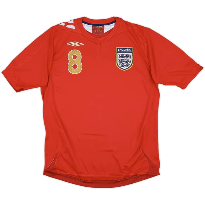 2006-08 England Away Shirt Lampard #8 - 5/10 - (M)