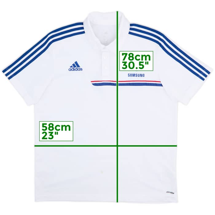 2013-14 Chelsea adidas Polo Shirt - 9/10 - (XXL)