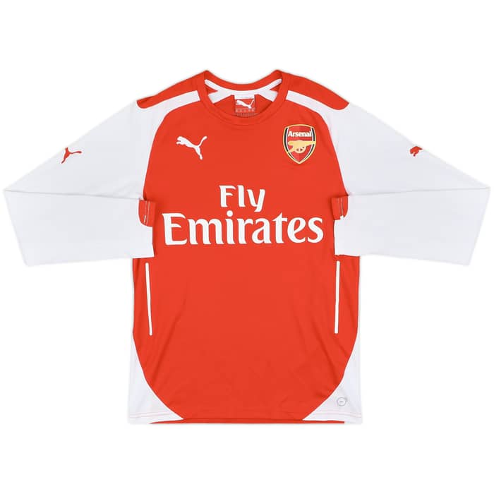 2014-15 Arsenal Home L/S Shirt Ozil #11 - 7/10 - (XS)